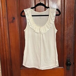 🍓3/$15🍓Like new cream dressy tank